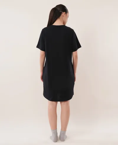 BLACK  Oversized  Nightees